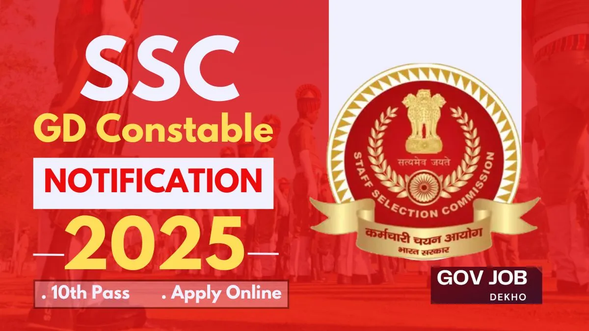 SSC GD Constable Recruitment 2025
