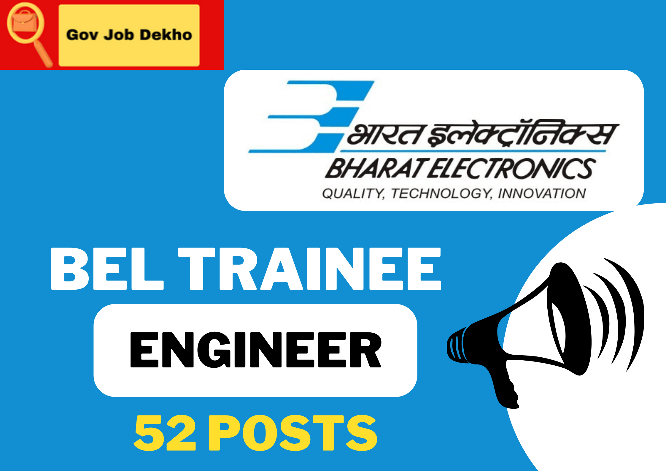 BEL Recruitment exam 2023