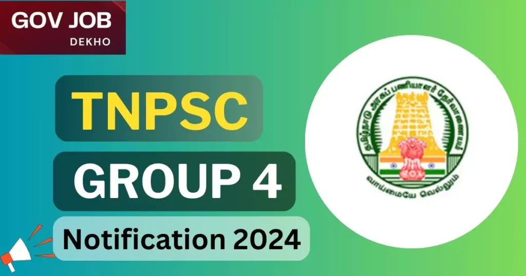 tnpsc group 4 notification 2024