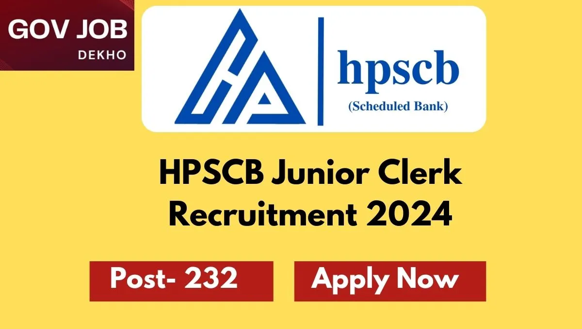 HPSCB Clerk Recruitment 2024
