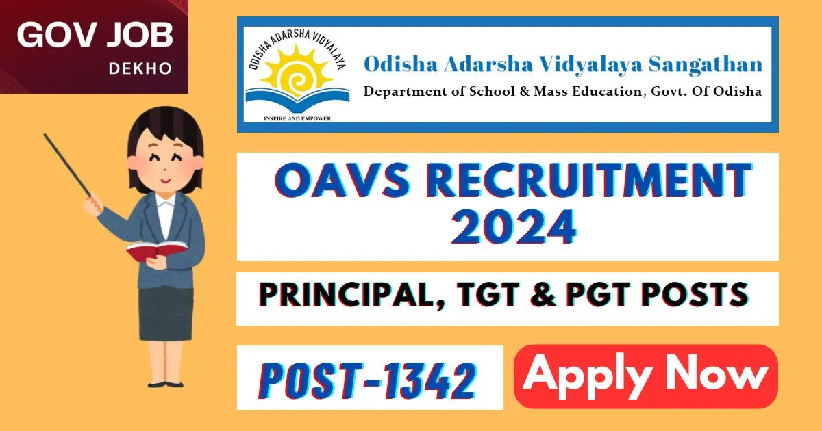 OAVS Recruitment 2024 Notification