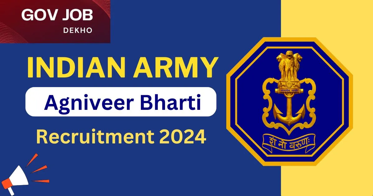Army Agniveer Bharti 2024