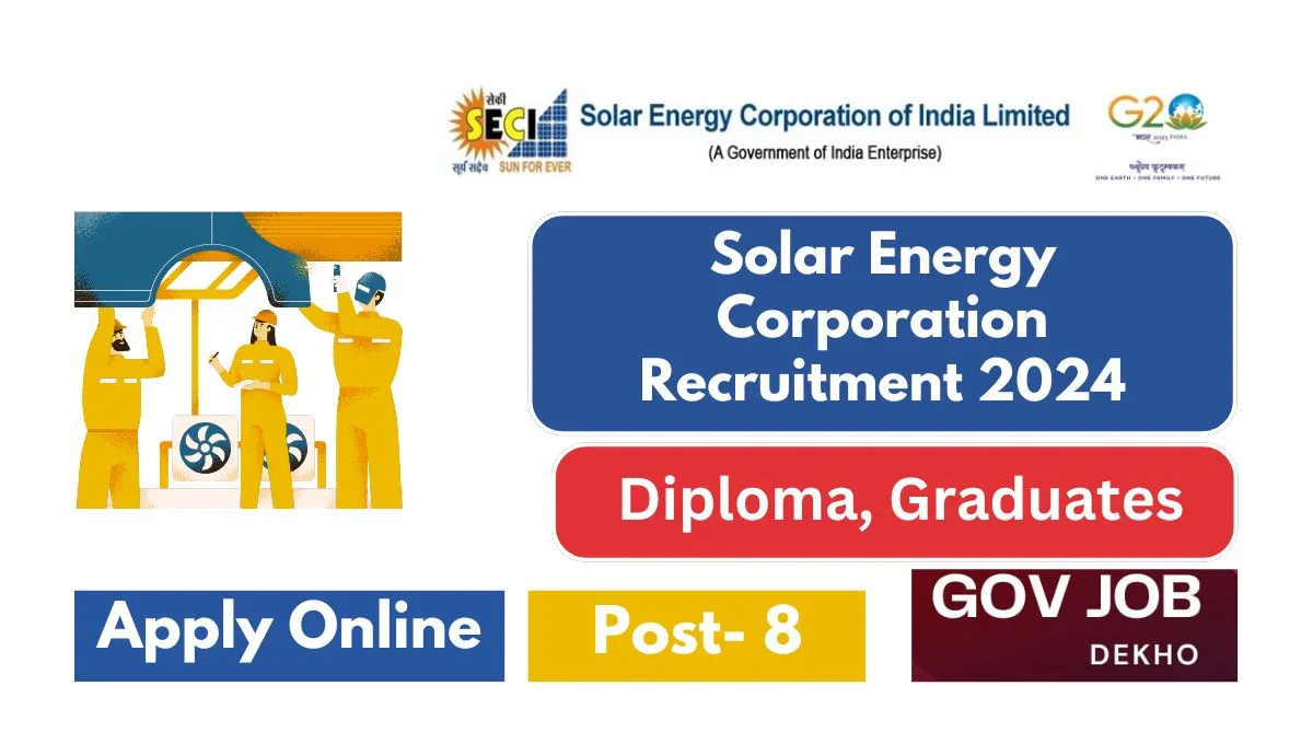 Solar Energy Corporation of India Recruitment